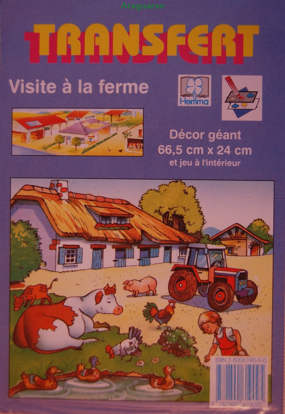 Décorama - Hemma Transfert - Visite à la ferme divers decorations magnets autocollants decalcomanies decorama hemma transfert visite a la ferme