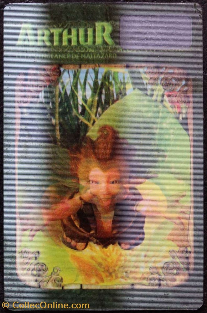 Arthur et la vengeance de Maltazard - Nestlé 2008 - Sélénia jeux jouets jeu carte collectionner arthur et la vengeance de maltazard nestle 2008 selenia