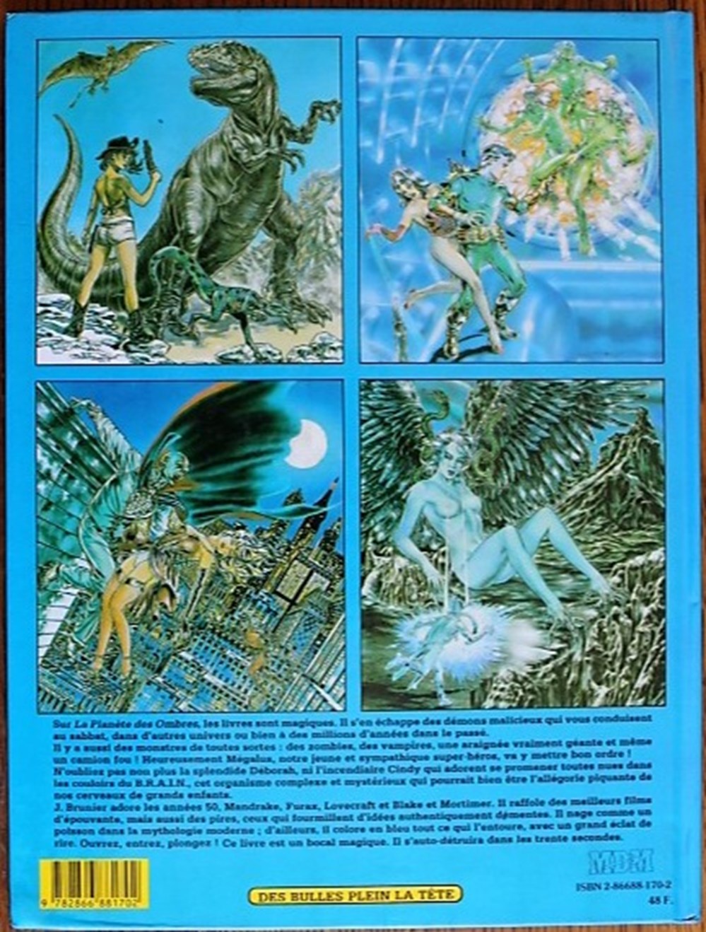 Album - Une aventure de Mégalus - La planète des ombres - EO 1986 livres bd revues bandes dessinees album une aventure de megalus la planete des ombres eo 1986