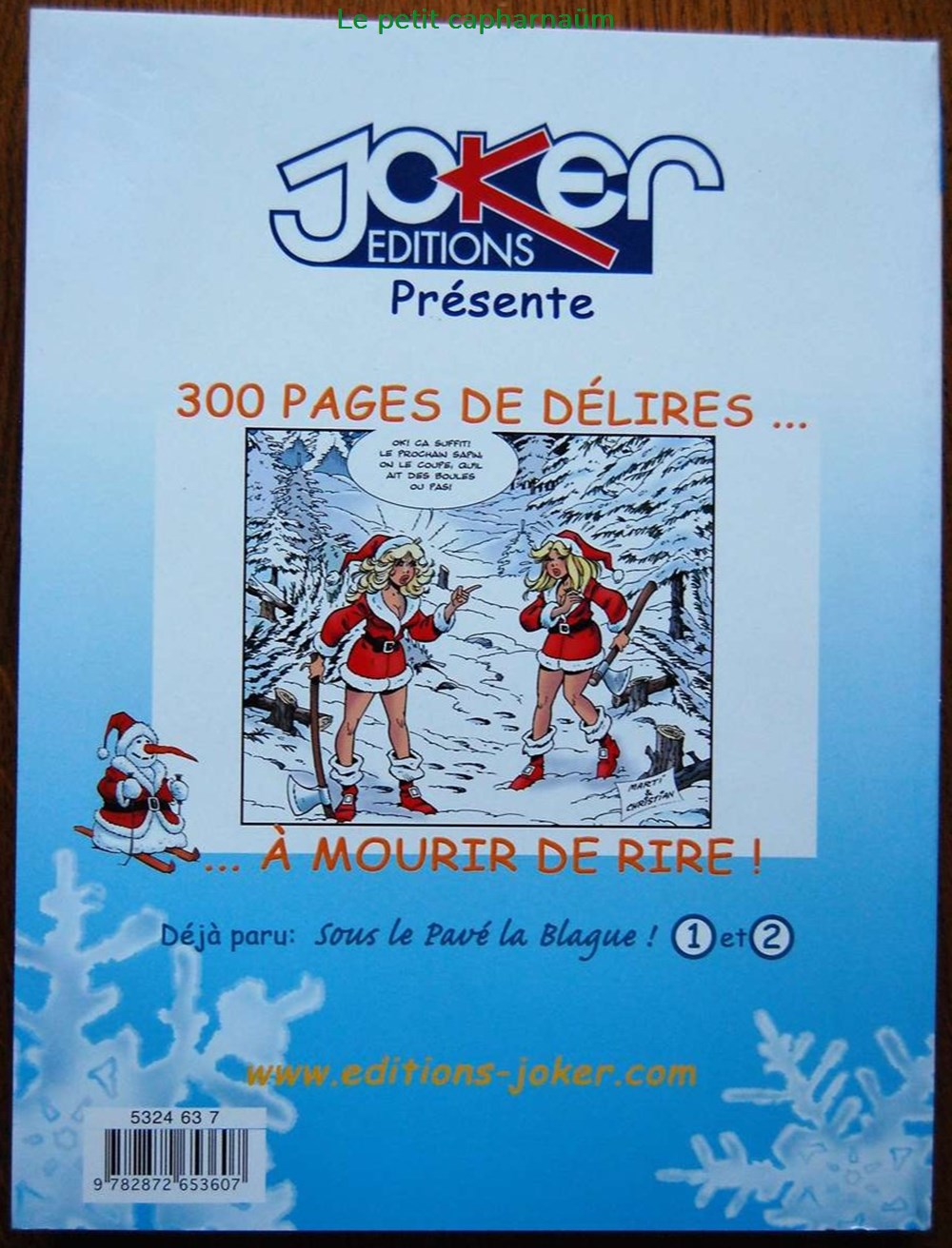 livres bd revues bandes dessinees sous le sapin la blague eo 2006