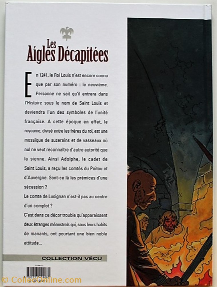 Album - Aigles décapitées (Les) - 01 - La nuit des jongleurs - Rééd. 2004 livres bd revues bandes dessinees album aigles decapitees les 01 la nuit des jongleurs reed 2004