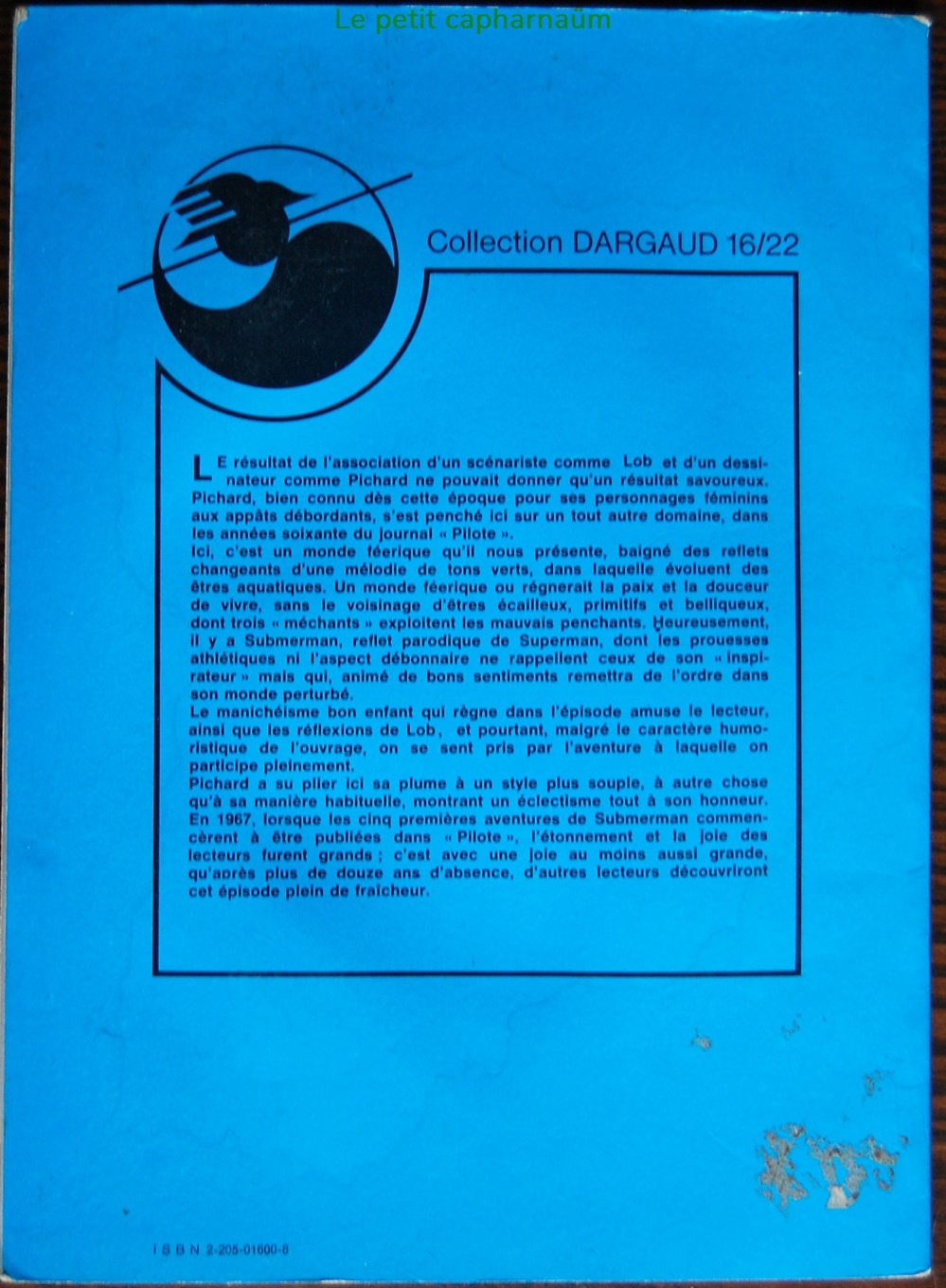 livres bd revues bandes dessinees collection 16 22 061 submerman les memoires de submerman eo 1979