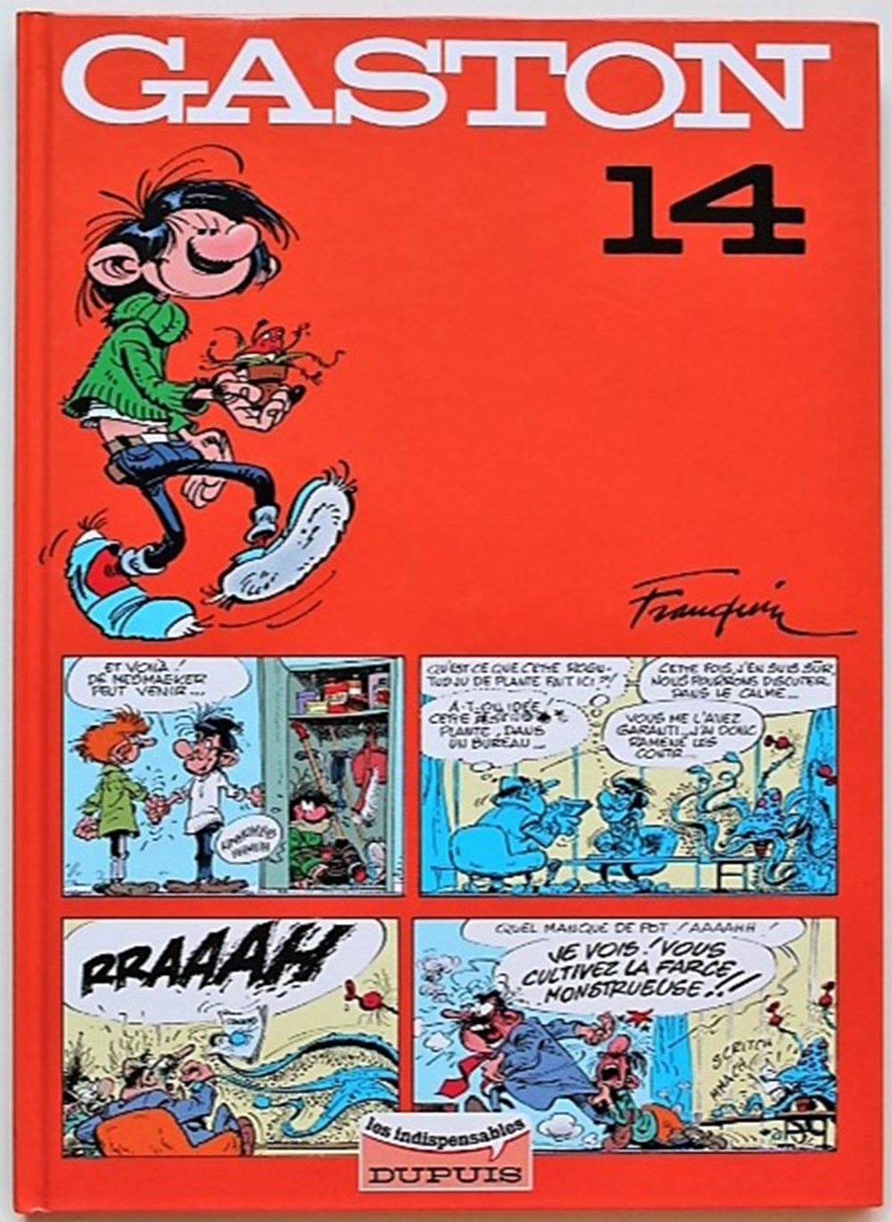 Gaston - Edition 40° anniversaire - 14 - Rééd. 2008 livres bd revues bandes dessinees gaston edition 40 anniversaire 14 reed 2008