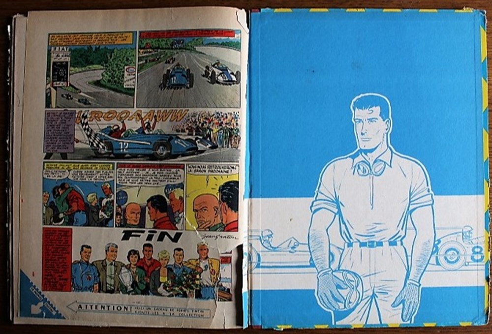 Michel Vaillant - 02 - Le pilote sans visage - EO 1960 5 livres bd revues bandes dessinees michel vaillant 02 le pilote sans visage eo 1960