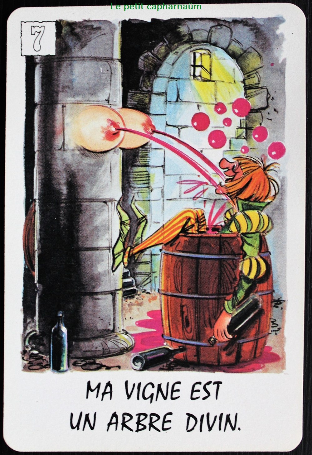 Chanson paillarde - Ma vigne est un arbre divin jeux societe jouets cartes chanson paillarde ma vigne est un arbre divin