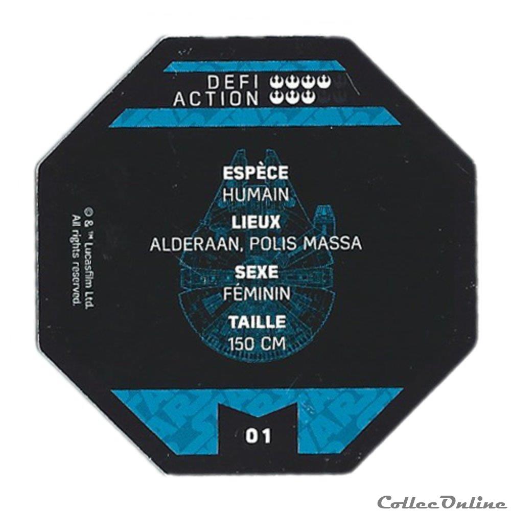 jeux jouet jeu de carte collectionner 01 leia organa