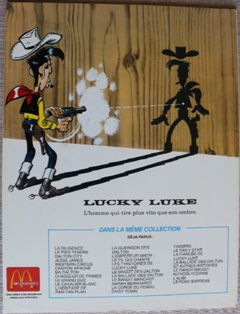 Lucky Luke - 37 - Canyon apache - Rééd. Publicitaire Mc Donald's 1999 livres bd revues bandes dessinees lucky luke 37 canyon apache reed publicitaire mc donald s 1999