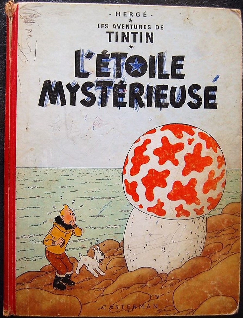 livres bd revues bandes dessinees tintin 10 etoile mysterieuse reed 1960 b29