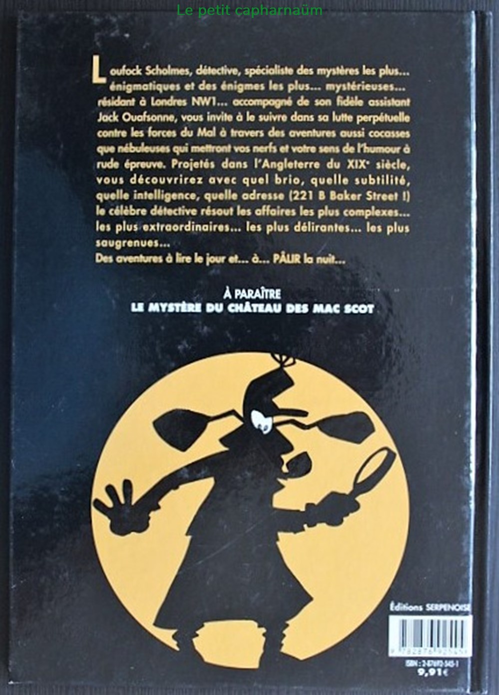 Loufock Sholmes - 01 - Le mystère des feuilles mortes - EO 2002 livres bd revues bandes dessinees loufock sholmes 01 le mystere des feuilles mortes eo 2002