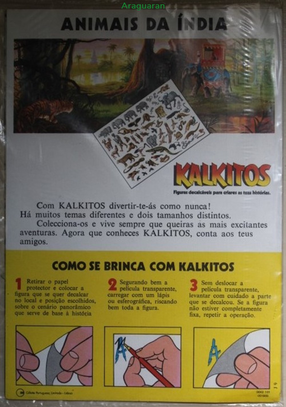 Décorama - Kalkitos - Animaux des Indes (Les) divers decorations magnets autocollants decalcomanies decorama kalkitos animaux des indes les