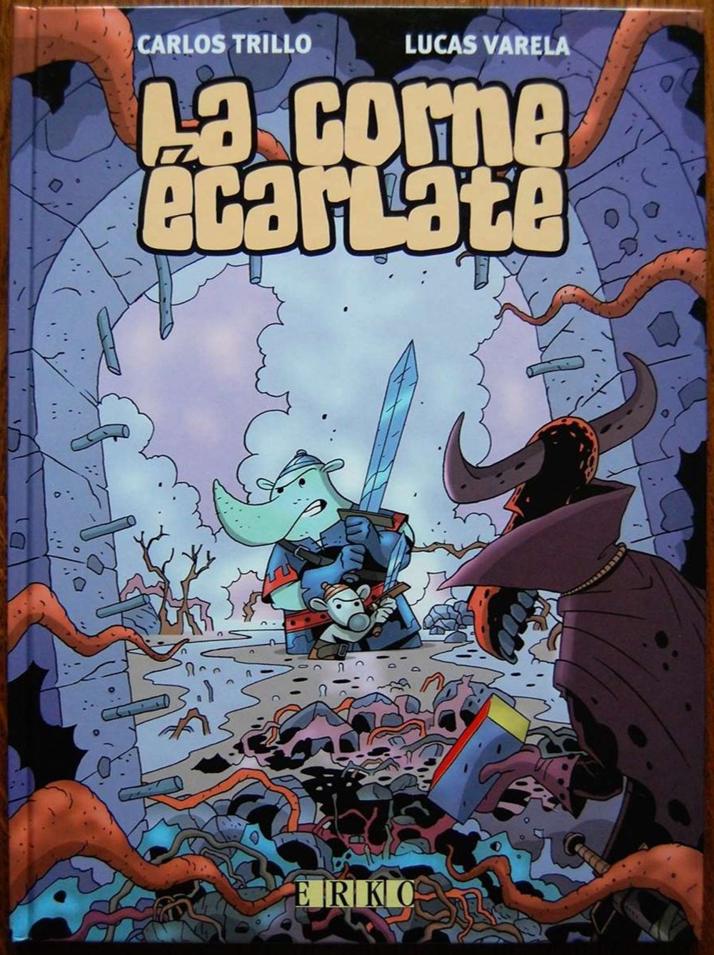 Album - La corne écarlate - EO 2005 livres bd revues bandes dessinees album la corne ecarlate eo 2005