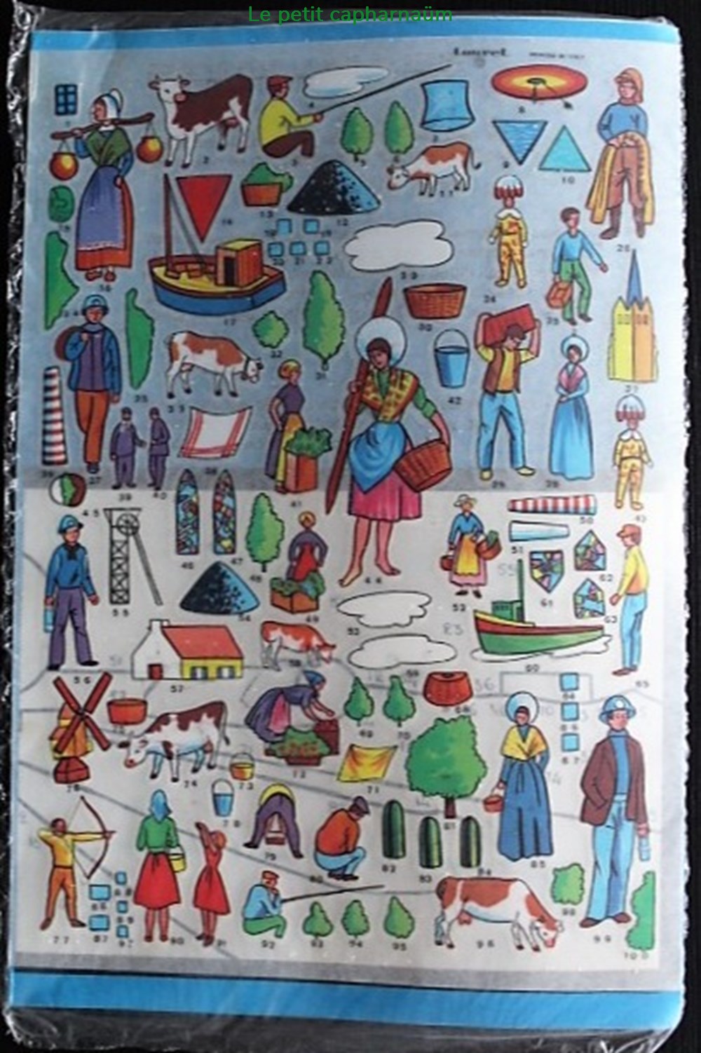 Décorama - Touret - Les Provinces françaises - Le nord divers decorations magnets autocollants decalcomanies decorama touret les provinces francaises le nord