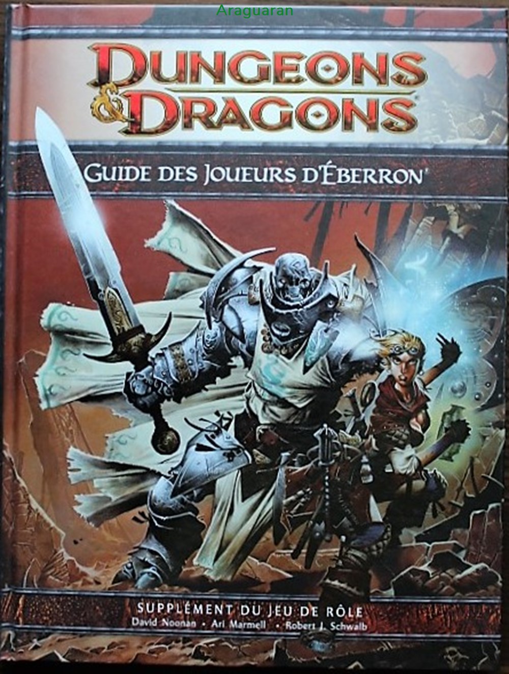 Jeu de rôle - D&D4 - Guide des joueurs d'Eberron jeux societe jouets roles jeu de role d d4 guide des joueurs eberron