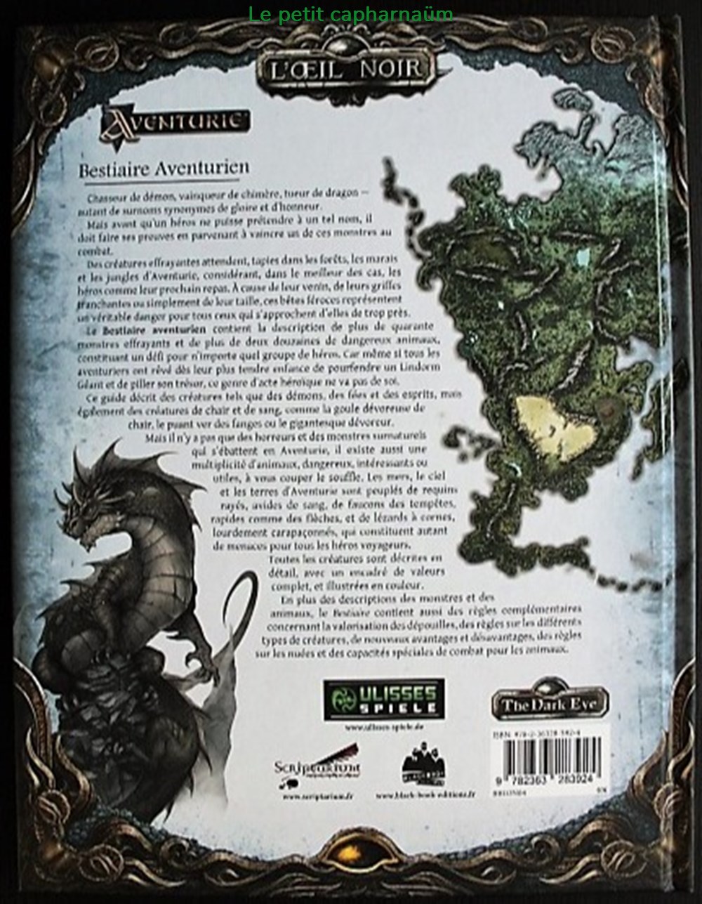Jeu de rôle - Oeil noir 5 (L') - Bestiaire Aventurien jeux societe jouets roles jeu de role oeil noir 5 l bestiaire aventurien