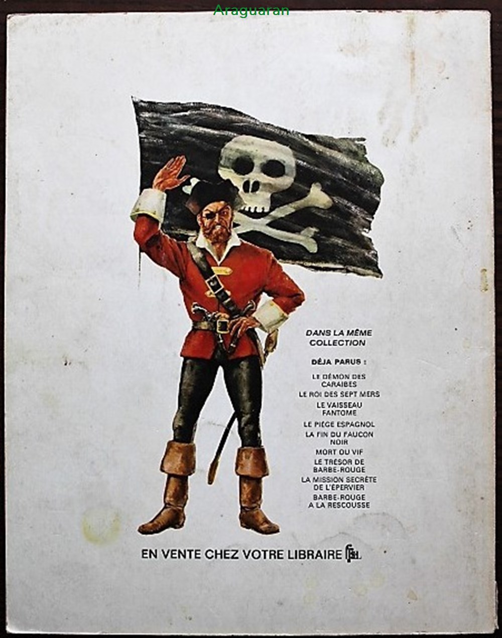 Album - Barbe rouge - 07 - L'île de l'homme mort - Rééd. Publicitaire Elf 1972 livres bd revues bandes dessinees album barbe rouge 07 ile de homme mort reed publicitaire elf 1972