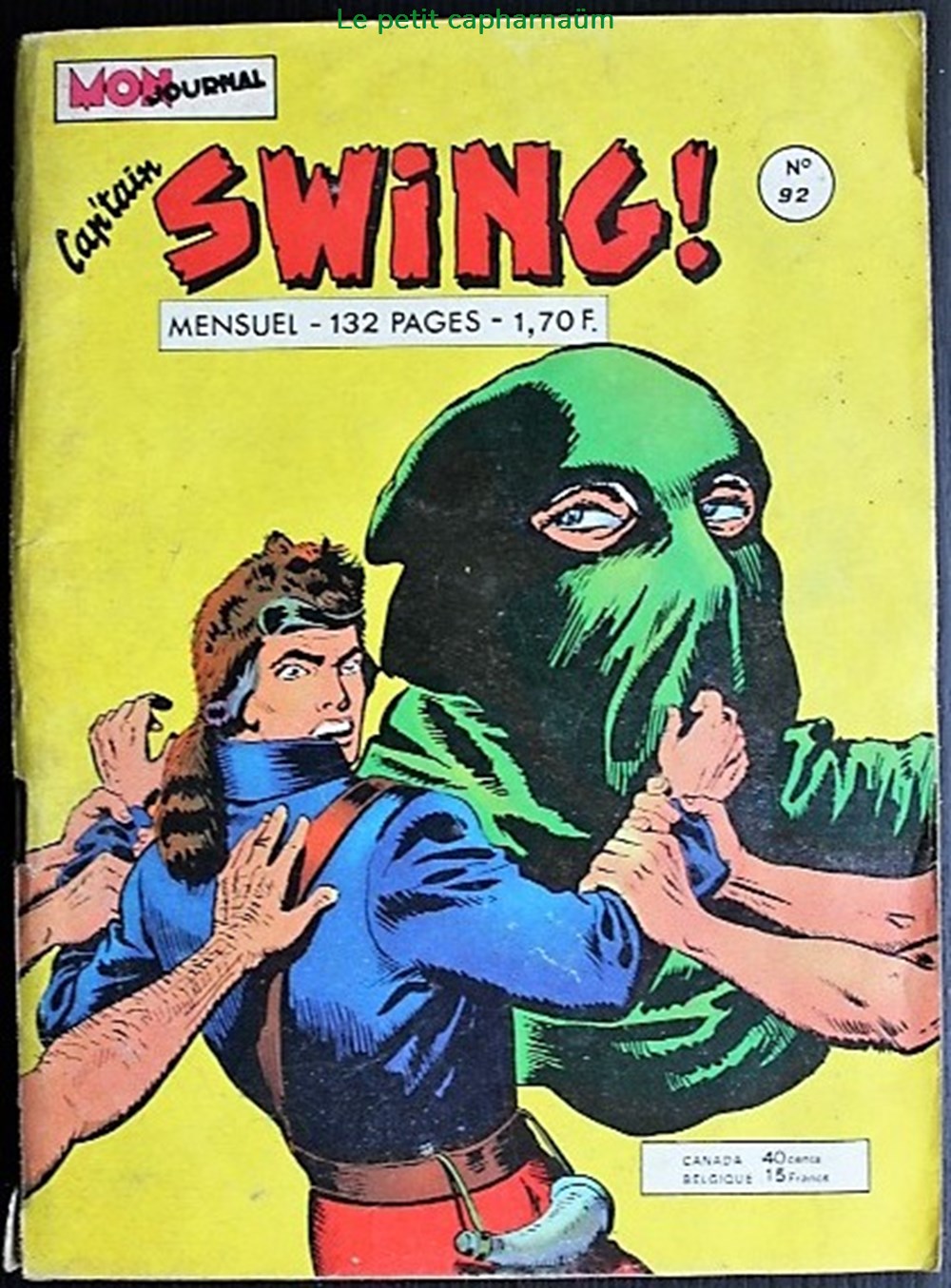 livres bd revues bandes dessinees cap tain swing 1ere serie 092 magie noire eo 1974