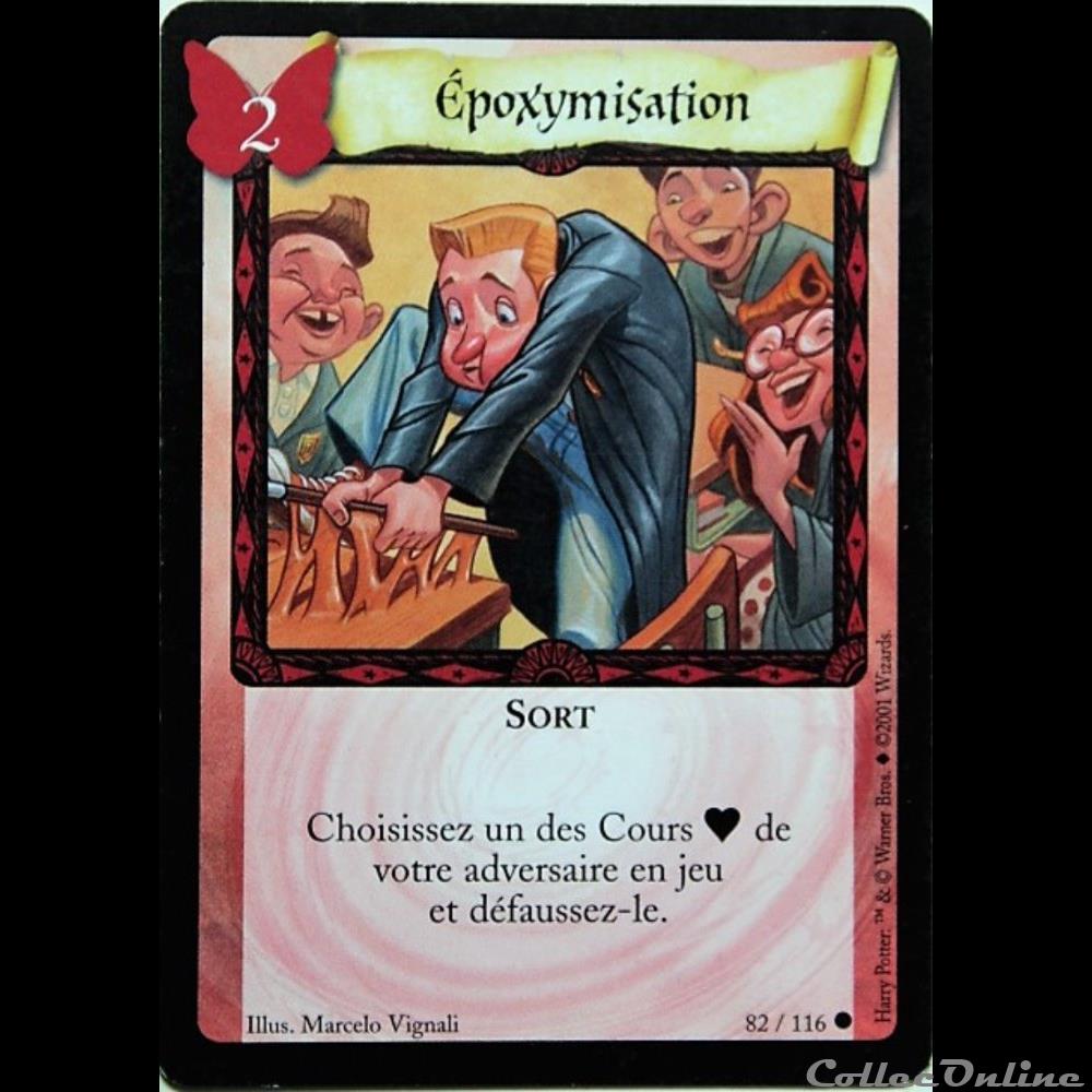 TCG Harry Potter - Set de base - 082 - Epoxymisation - Commune jeux jouets jeu carte collectionner tcg harry potter set de base 082 epoxymisation commune