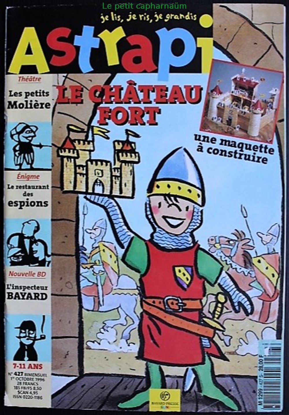 Astrapi - 427 avec Maquette de château fort livres bd revues astrapi 427 avec maquette de chateau fort