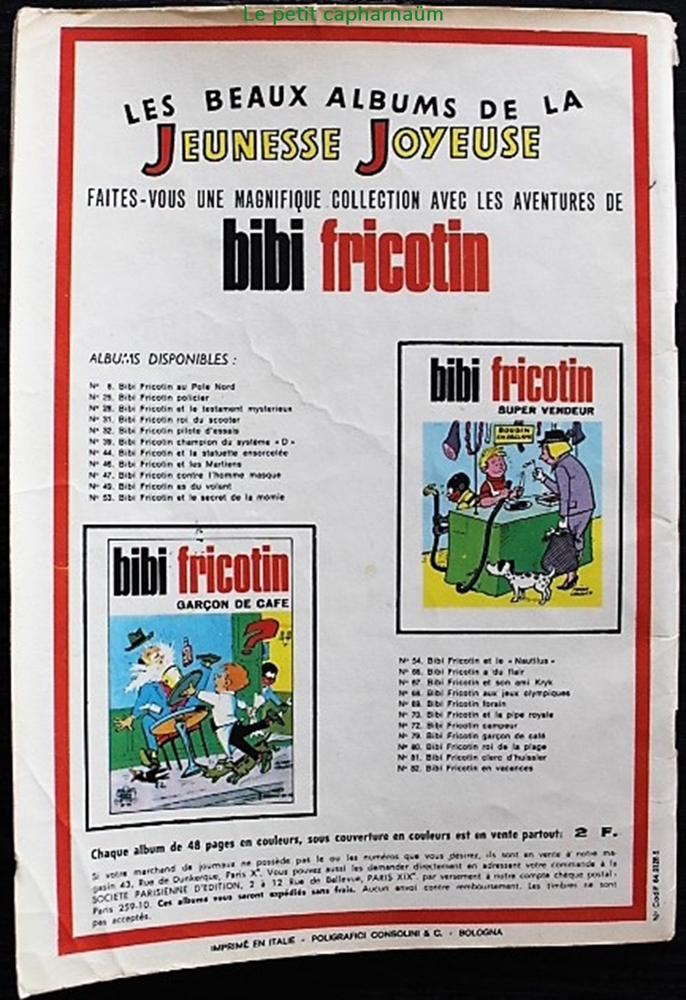 Les pieds nickelés - 064 - Les pieds nickelés aux sports d'hiver - Rééd. 1971 livres bd revues bandes dessinees les pieds nickeles 064 les pieds nickeles aux sports hiver reed 1971