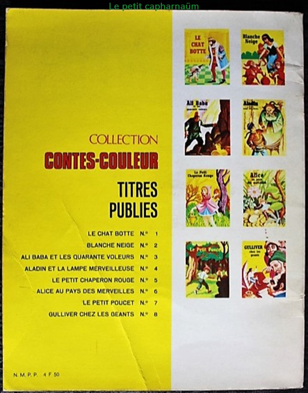 Contes couleur - 04 - Aladin et la lampe merveilleuse - EO 1971 livres bd revues bandes dessinees contes couleur 04 aladin et la lampe merveilleuse eo 1971
