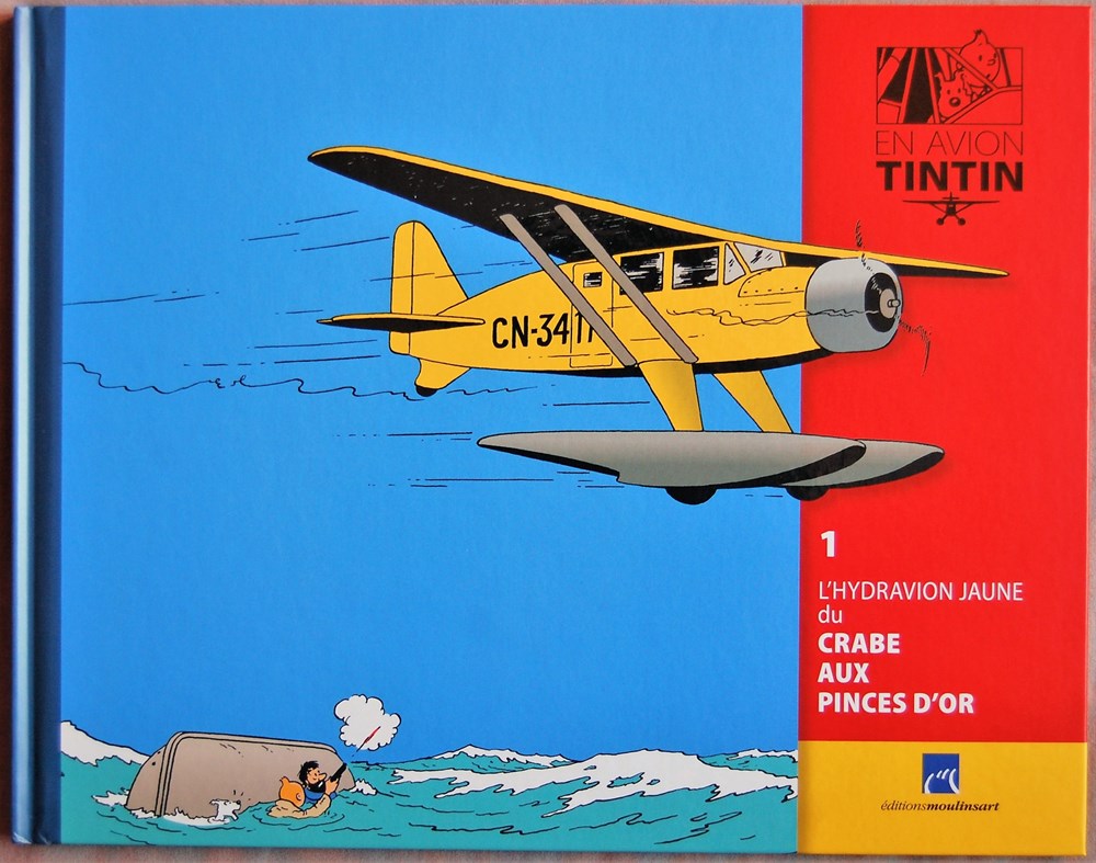 Tintin - En avion Tintin 01 - L'hydravion du Crabe aux