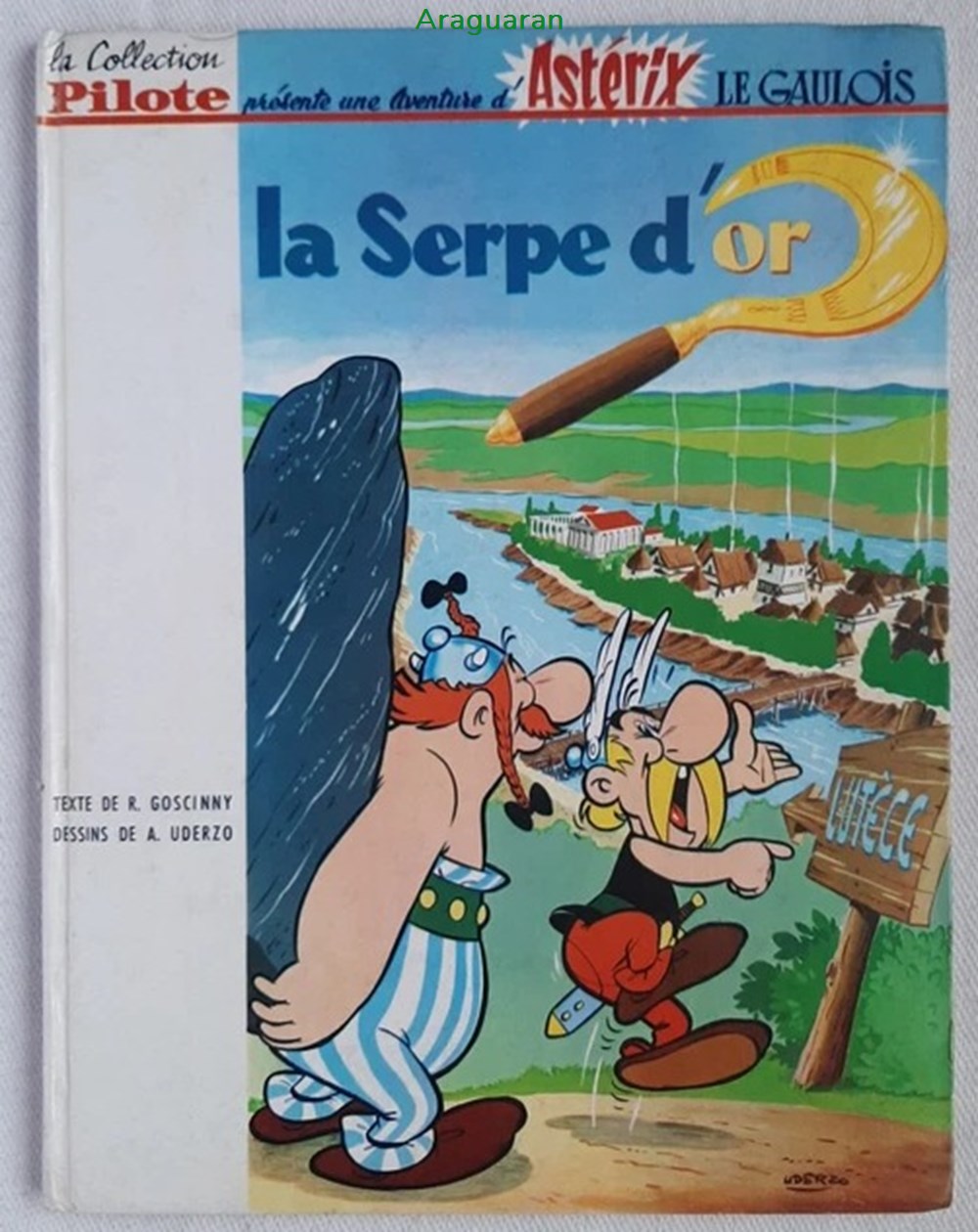 livres bd revues bandes dessinees album asterix 02 la serpe or eo 1962
