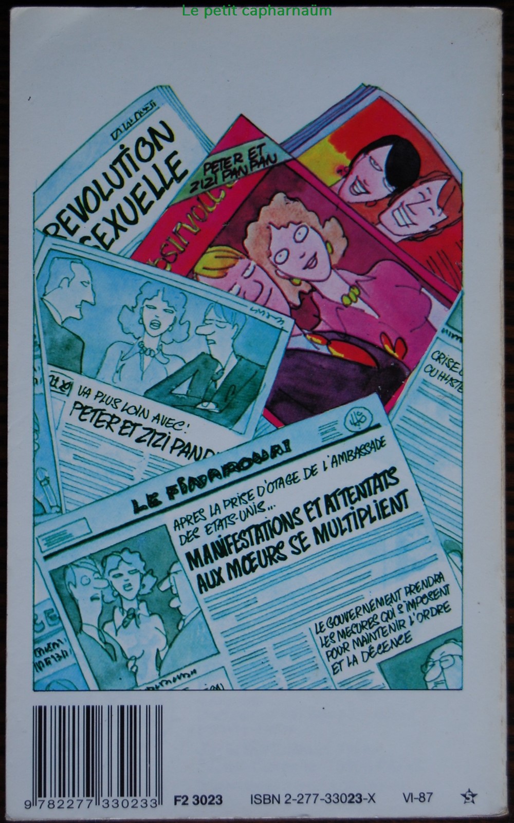 livres bd revues bandes dessinees livre de poche les sextraordinaires aventures de zizi et peter panpan ai lu 1987