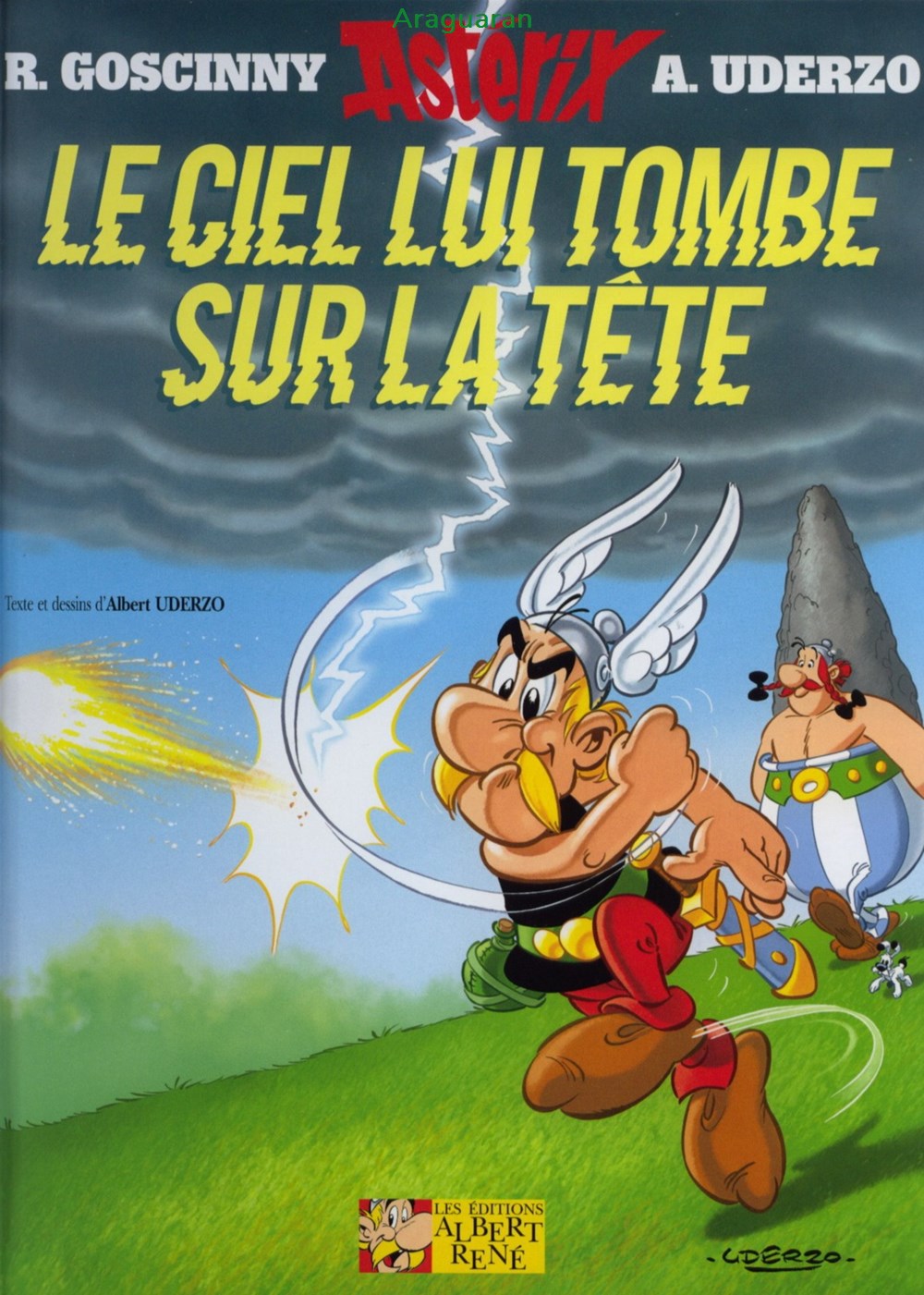 Album - Astérix - 33 - Le ciel lui tombe sur la tête livres bd revues bandes dessinees album asterix 33 le ciel lui tombe sur la tete