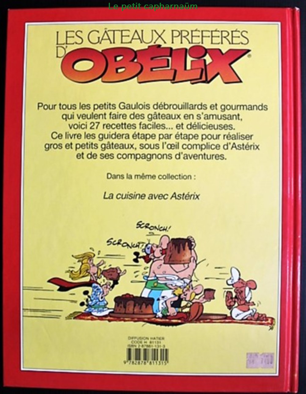 Album HS - Astérix - Les gâteaux préférés d'Obélix - EO 1994 livres bd revues bandes dessinees album hs asterix les gateaux preferes obelix eo 1994
