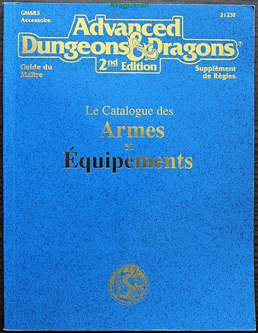 jeux societe jouets roles jeu de role ad d2 le catalogue des armes et equipements