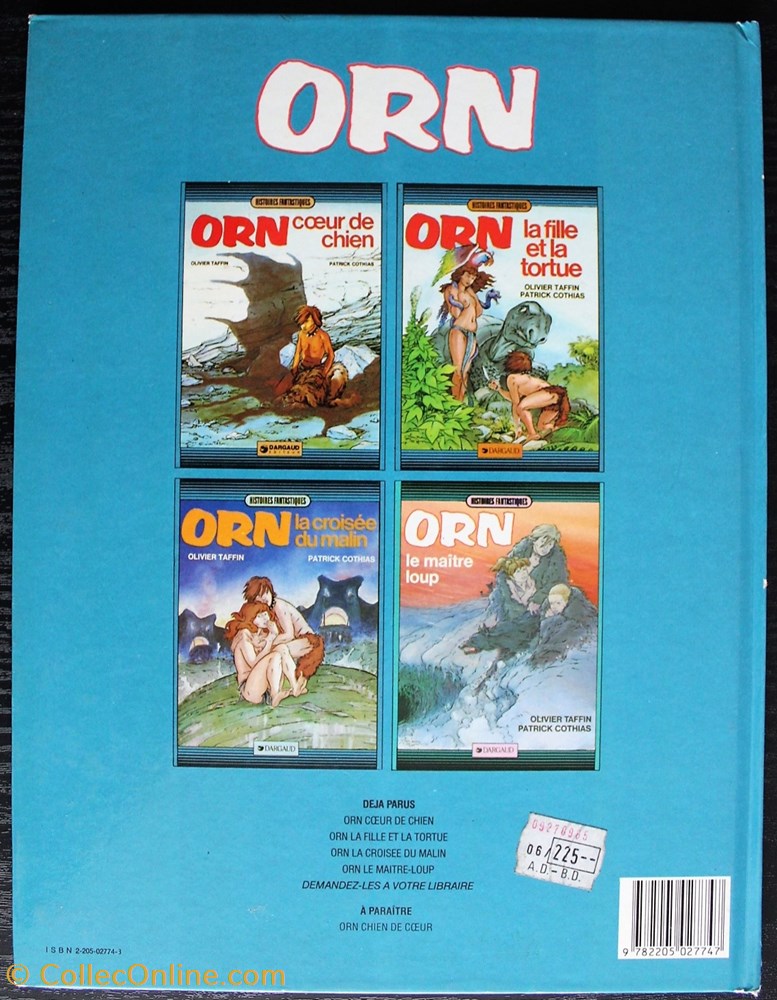 Histoires Fantastiques - Orn - 4 - Le maître loup - EO 1985 livres bd revues bandes dessinees histoires fantastiques orn 4 le maitre loup eo 1985