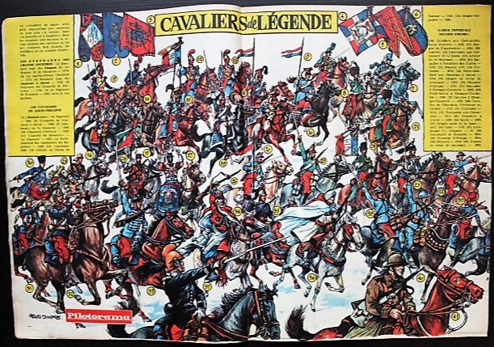 livres bd revues pilote n 299 15 juillet 1965 pilotorama cavaliers de legende