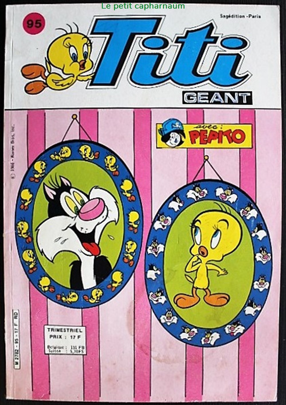 Titi (Géant) - 95 - juillet 1986 livres bd revues bandes dessinees titi geant 95 juillet 1986