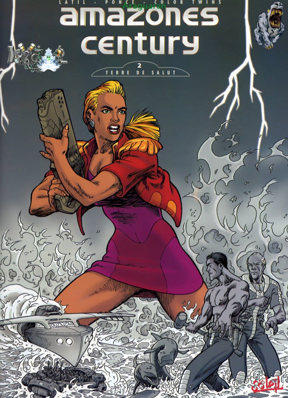livres bd revues bandes dessinees album amazones century 02 terre de salut