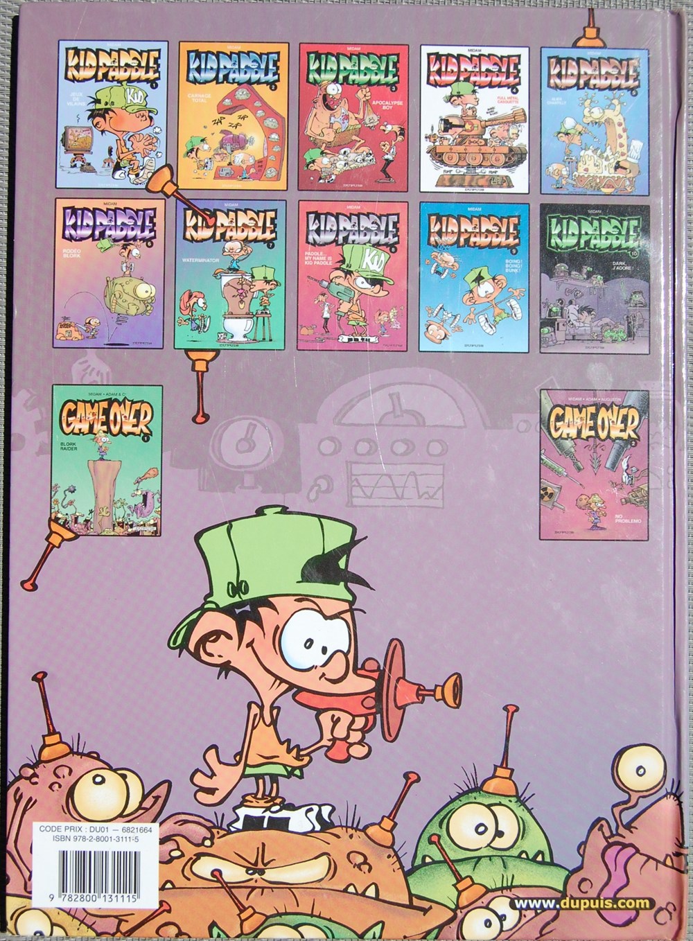 Kid Paddle - 07 - Waterminator - Rééd. 2007 livres bd revues bandes dessinees kid paddle 07 waterminator reed 2007