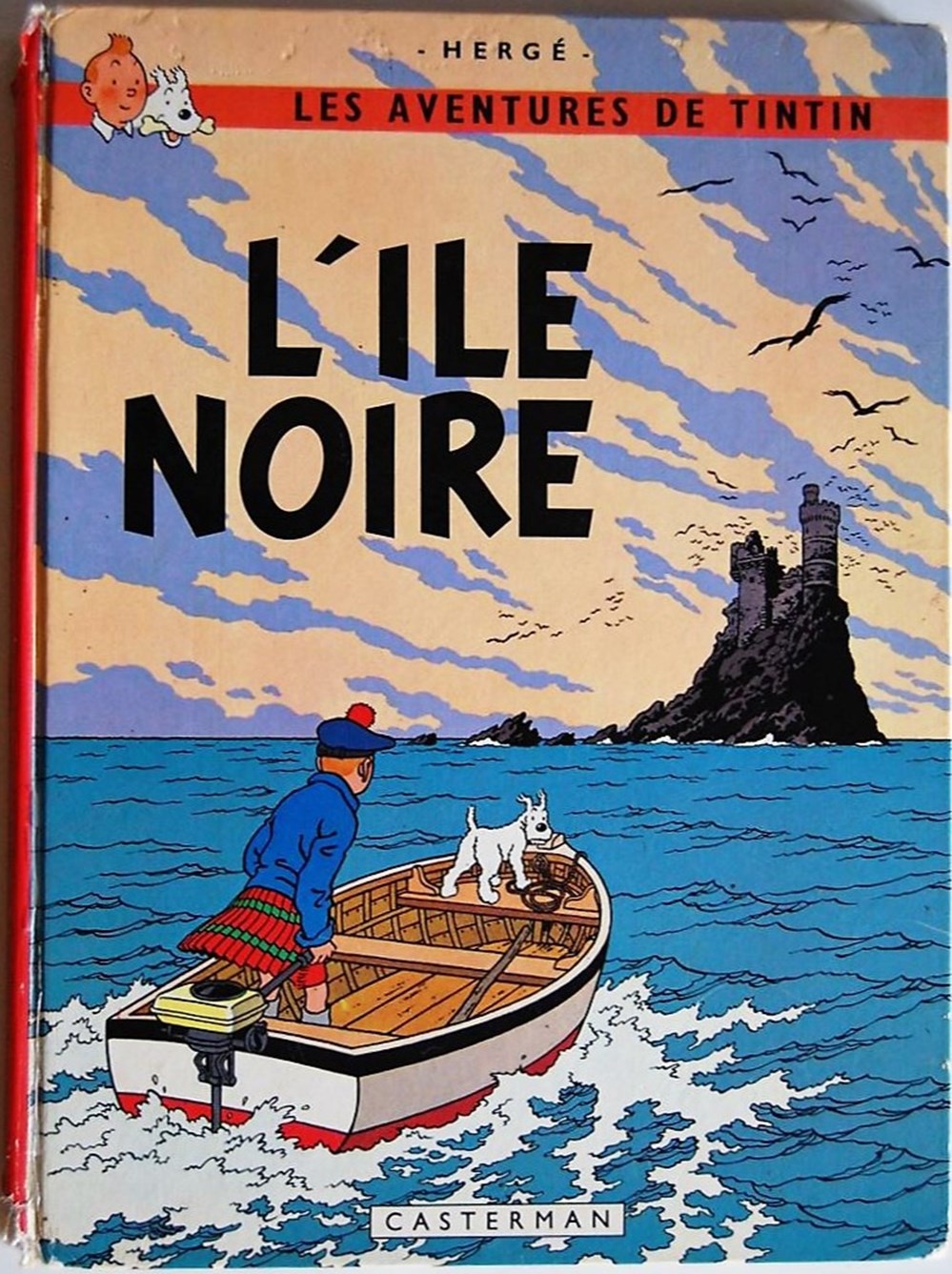 Tintin - 07 - L'île noire - Rééd. 1973 - B40 livres bd revues bandes dessinees tintin 07 ile noire reed 1973 b40