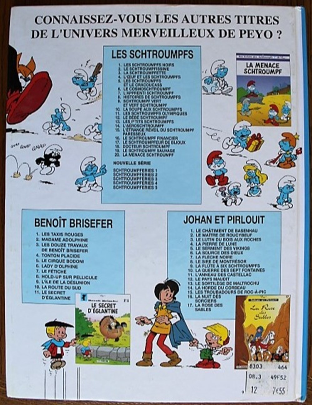 Les schtroumpfs - HS - Schtroumpferies 4 - Rééd. 2002 livres bd revues bandes dessinees les schtroumpfs hs schtroumpferies 4 reed 2002