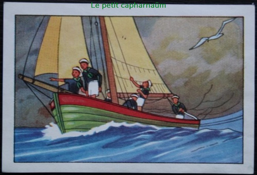 documents anciens chromos images alimentaires image chromo la vie fiere et joyeuse des scouts viii 03 en patrouille