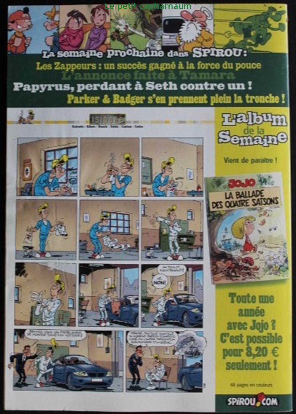 livres bd revues spirou 3463