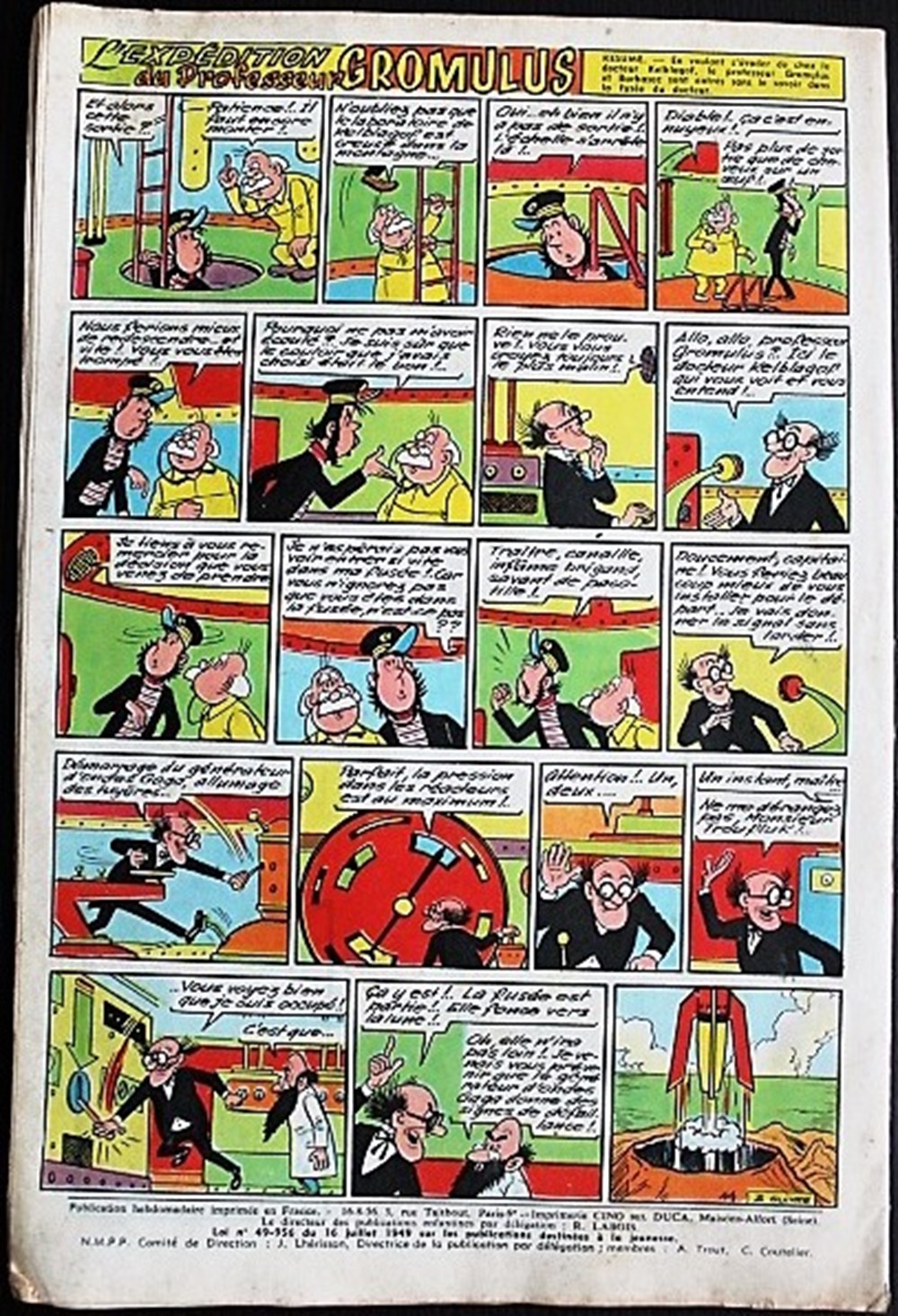L'intrépide (2ème série) - N° 355 - 16 août 1956 livres bd revues vieux journaux l intrepide 2eme serie n 355 16 aout 1956