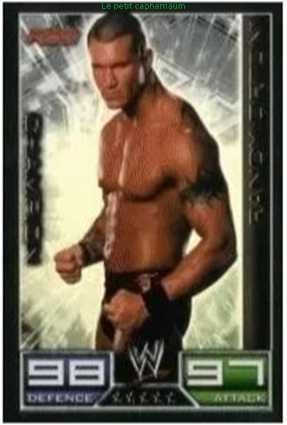 Slam Attax - Carte 009 - Randy Orton Champion - Rare Foil jeux de societe jouets jeu collectionner slam attax carte 009 randy orton champion rare foil