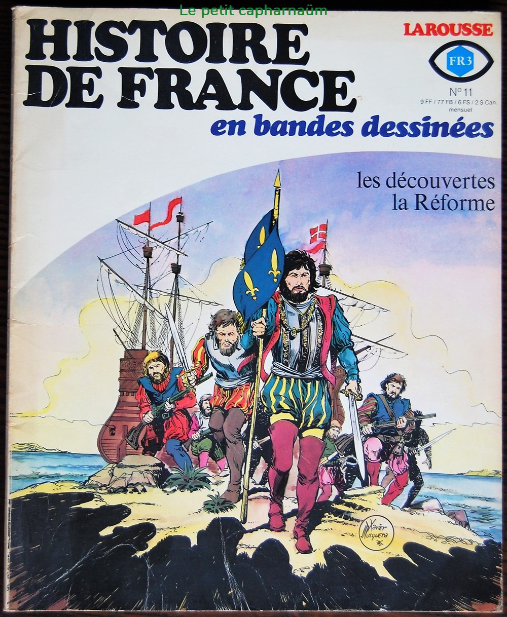 livres revues bandes dessinees histoire de france en bd 11 les decouvertes la reforme eo 1977