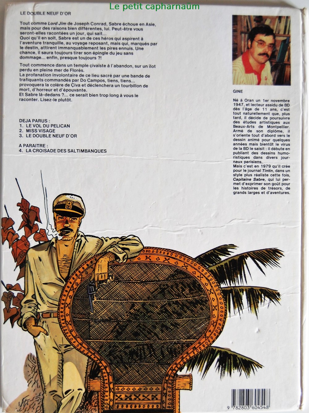 Capitaine Sabre - 03 - Le double neuf d'or - EO 1984 livres bd revues bandes dessinees capitaine sabre 03 le double neuf or eo 1984