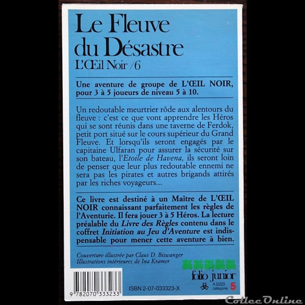 jeux jouets roles jeu de role oeil noir 06 le fleuve du desastre
