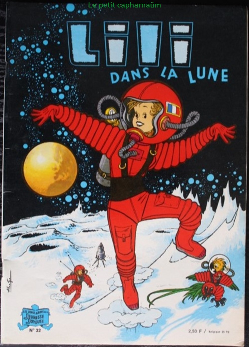 Lili - 32 - Lili dans la lune - Rééd. 1974 livres bd revues bandes dessinees lili 32 lili dans la lune reed 1974