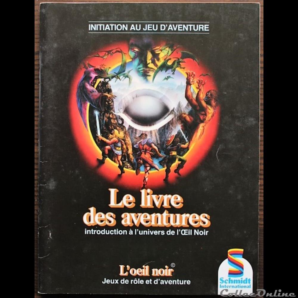 jeux jouet jeu de role oeil noir livre des aventures le
