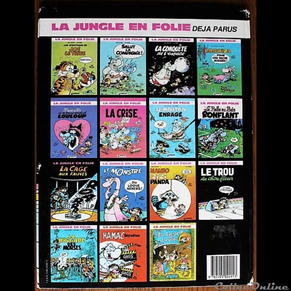 La jungle en folie - 12 - Le trou du chou-fleur - Rééd. 1985 livres bd revues bandes dessinees la jungle en folie 12 le trou du chou fleur reed 1985