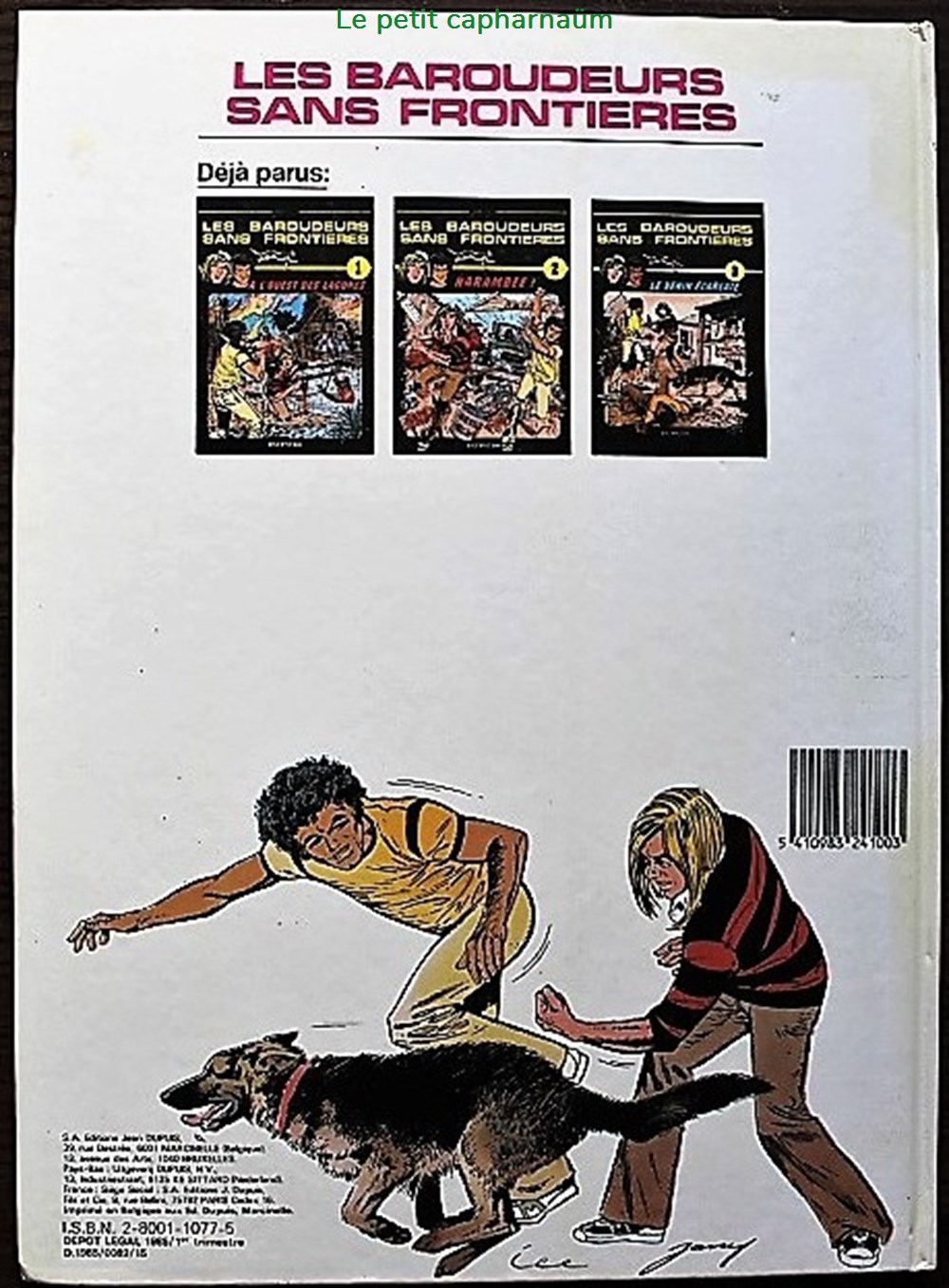 Les baroudeurs sans frontières - 03 - Le venin écarlate - EO 1985 livres bd revues bandes dessinees les baroudeurs sans frontieres 03 le venin ecarlate eo 1985