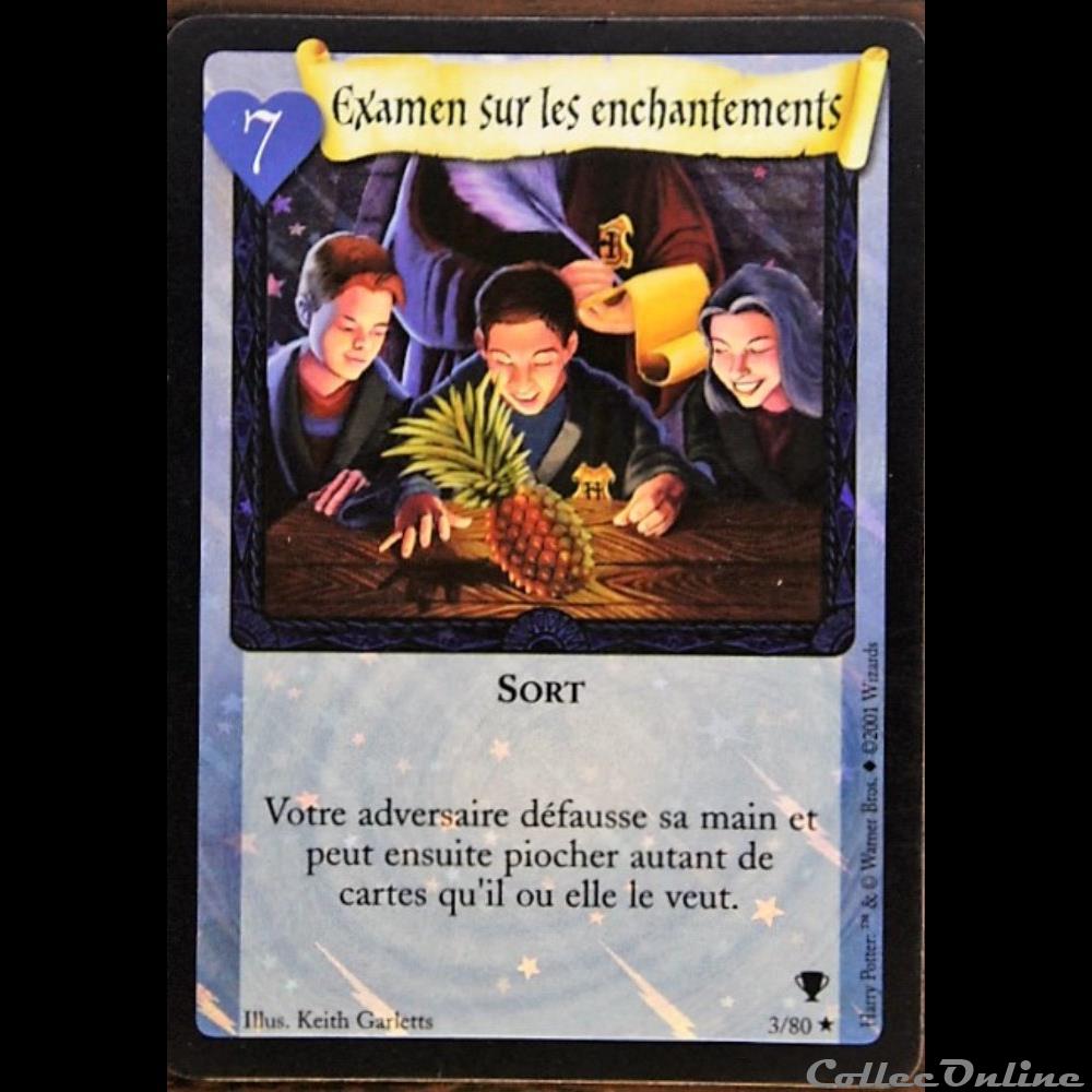 03 - Examen sur les enchantements jeux jouet jeu de carte collectionner 03 examen sur les enchantements