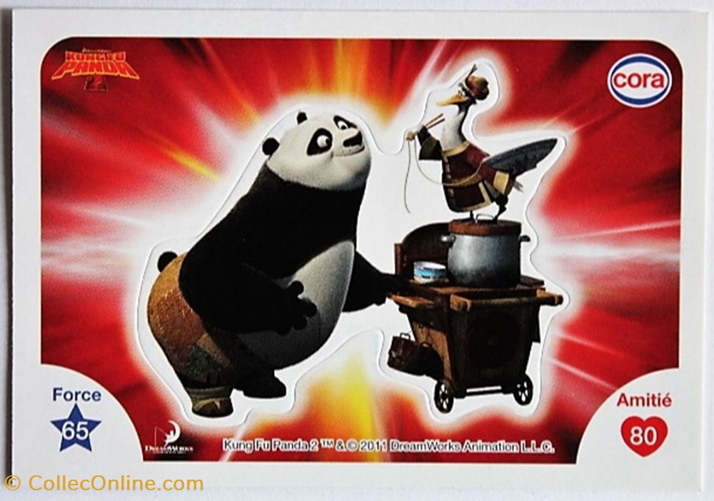 Dreamworks Cora 2011 - S089 - Kung Fu Panda jeux jouets jeu de carte collectionner dreamworks cora 2011 s089 kung fu panda